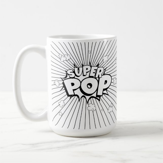 SUPER POP! Do It Yourself! Comic Book Pop Art Fun  Kaffeetasse (Links)
