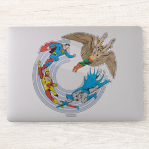 Super-Power™ in einem Kreis Aufkleber