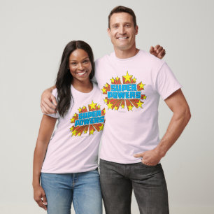 Super Power™ Logo Blau T-Shirt