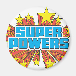 Super Power™ Logo Blue Magnet