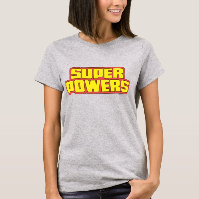 Super Power™ Logo-Gelb T-Shirt (Vorderseite)