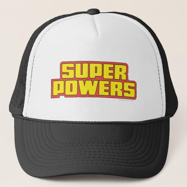 Super Power™ Logo-Gelb Truckerkappe (Vorderseite)
