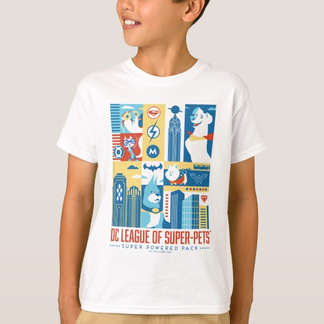 Super Powered Pack Art Deco Metropolis T-Shirt (Vorderseite)