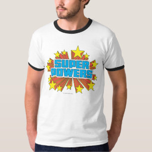 Super Powers™ Logo Blau T-Shirt