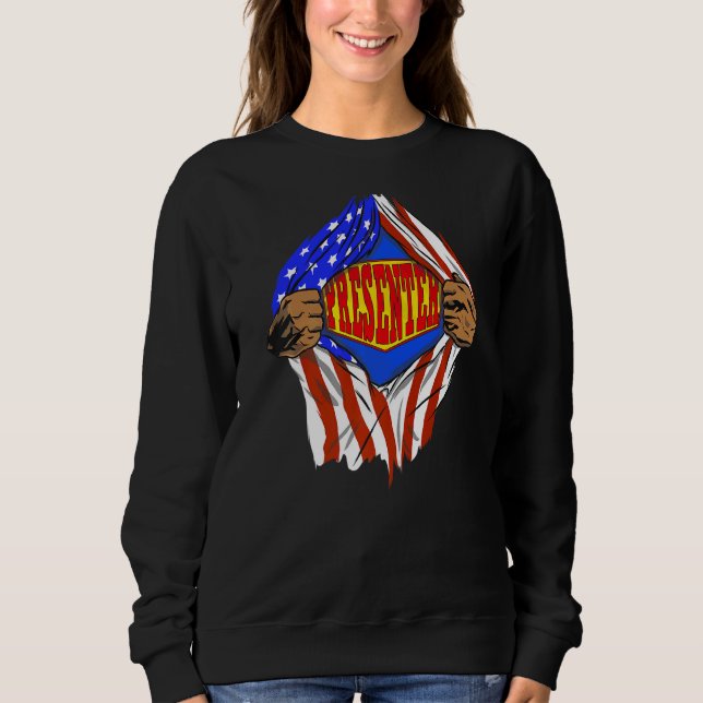 Super Presenter Hero Job Sweatshirt (Vorderseite)