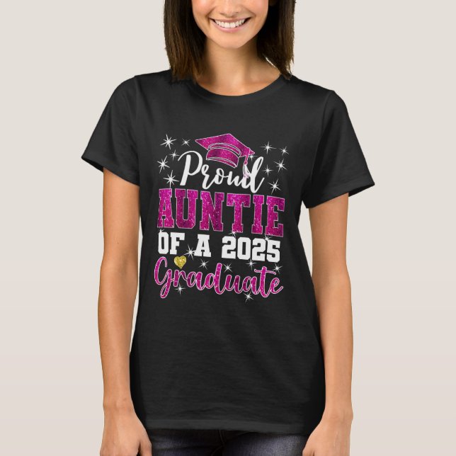 Super Proud Auntie of 2026 Pinkuate Senior Pinkuat T-Shirt (Vorderseite)