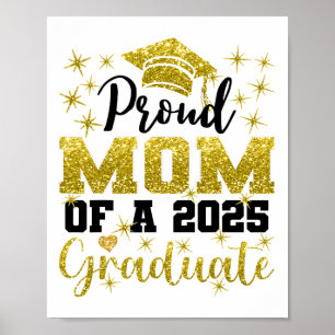 Super Proud Mama von 2025 Hochschulabsolventen Sen Poster