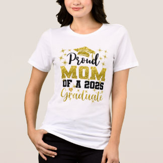 Super Proud Mama von 2025 Hochschulabsolventen Sen Tri-Blend Shirt