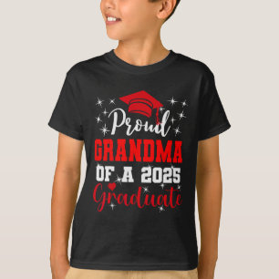 Super Proud Oma von 2025 Graduate Abschluss Fa. T-Shirt