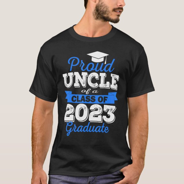 Super Proud Onkel von 2023 Graduate Phantastisch F T-Shirt (Vorderseite)