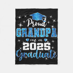 Super Proud Opa von 2025 Graduate Abschluss Fa. Fleecedecke