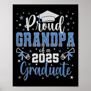Super Proud Opa von 2025 Graduate Abschluss Fa. Poster