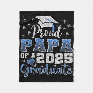 Super Proud Papa of 2025 Graduate Phantastisch Fam Fleecedecke
