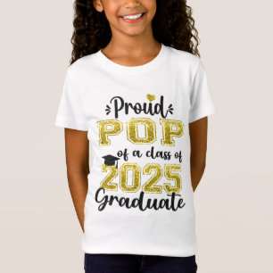Super Proud Pop von 2025 Absolvent Senior Abschlus T-Shirt