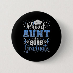 Super Proud Tante of 2025 Graduate Senior Graduati Button