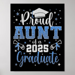 Super Proud Tante of 2025 Graduate Senior Graduati Poster