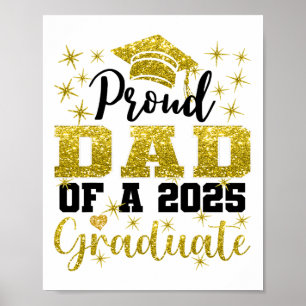 Super Proud Vater von 2025 Absolvent Senior Abschl Poster