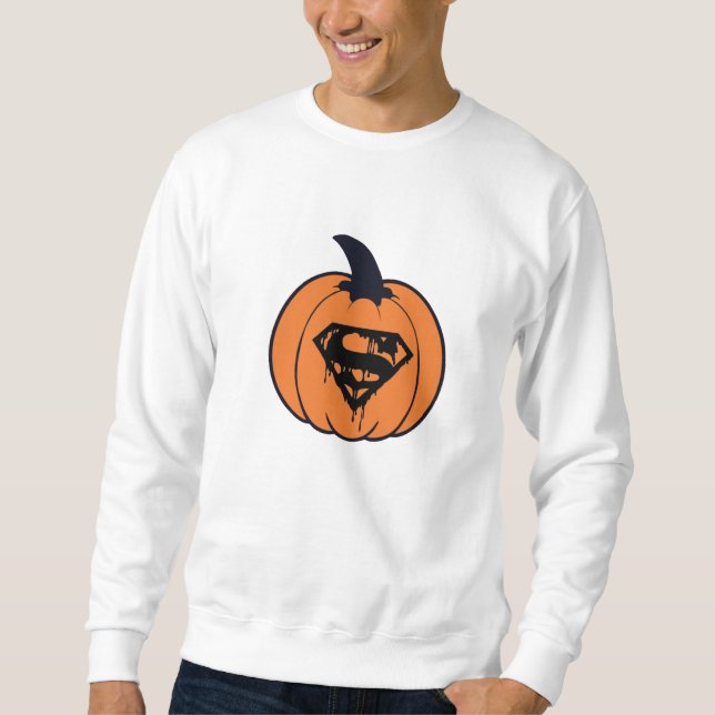 Super Pumpkin Man Halloween Hero Sweatshirt (Vorderseite)