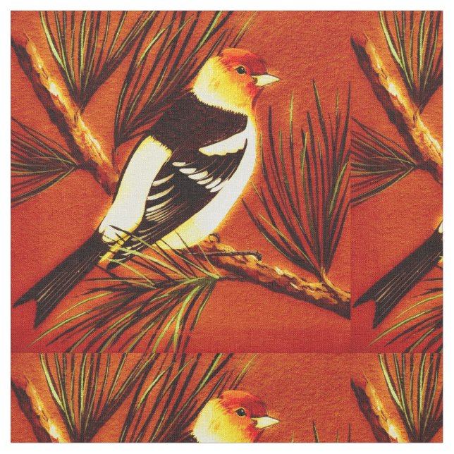 Super Punch Tanager Stoff (Nahaufnahme)