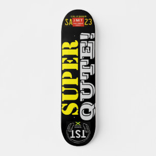 SUPER QUTE JMT Skateboard, 7¾" Deck Skateboard