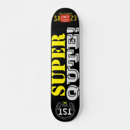 SUPER QUTE JMT Skateboard, 7¾ Zoll Deck Skateboard