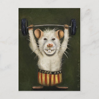 Super Rat Postkarte
