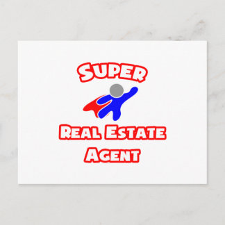 Super Real Anwesen Agent Postkarte