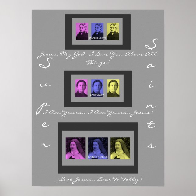 SUPER SAINTS POSTER (Vorne)