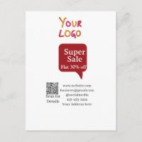 Super Sale Geschäft Rabatt Scan QR-Code Details