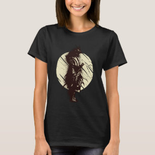 Super Samurai Warrior Silhouette Design T-Shirt