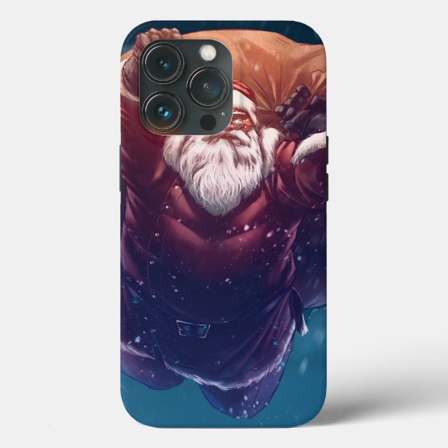 Super Santa Case-Mate iPhone Hülle (Rückseite)