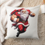 Super Santa Claus Christmas Hero Kissen<br><div class="desc">Super Santa rette den Tag mit Weihnachtsgeschenken für alle. Macht ein großartiges Geschenk.</div>