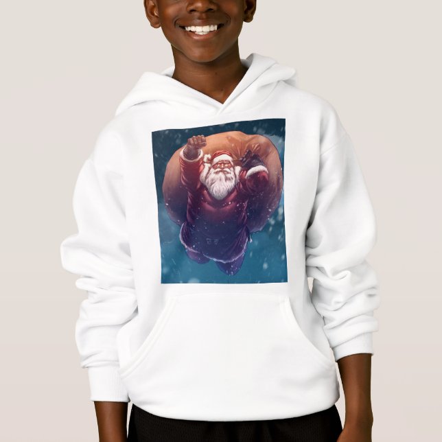 Super Santa Hoodie (Vorderseite)
