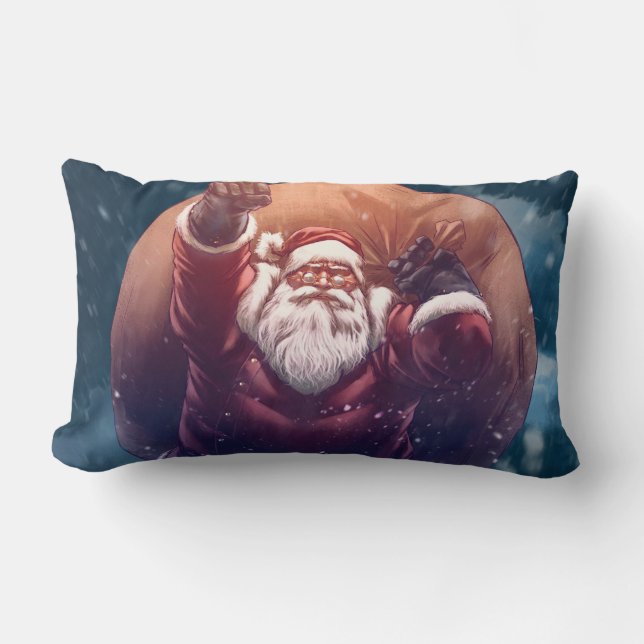 Super Santa Lendenkissen (Vorderseite)