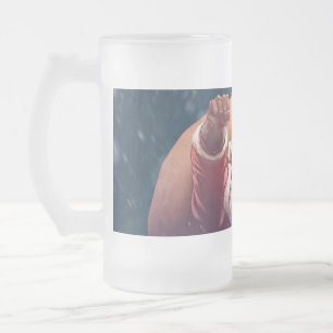 Super Santa Mattglas Bierglas
