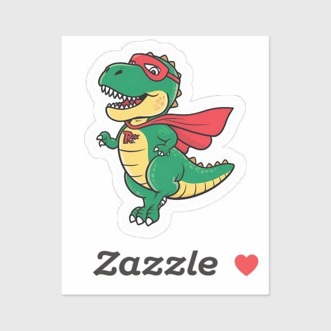 Super-Saurus Rex Sticker (Blatt)