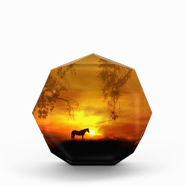 Super Schönes Pferd Fine Art Decor Block (Vorderseite)