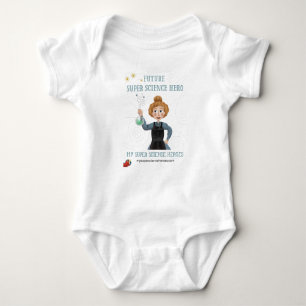 Super Science Baby Bodysuit - Marie Curie Baby Strampler