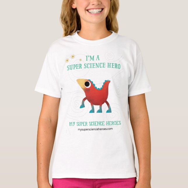Super Science Girl T - Shirt Herr O (Vorderseite)