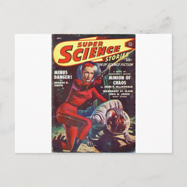 Super Science Postkarte (Vorderseite)