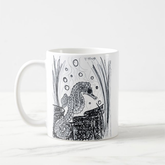 Super-Seepferd Kaffeetasse (Links)