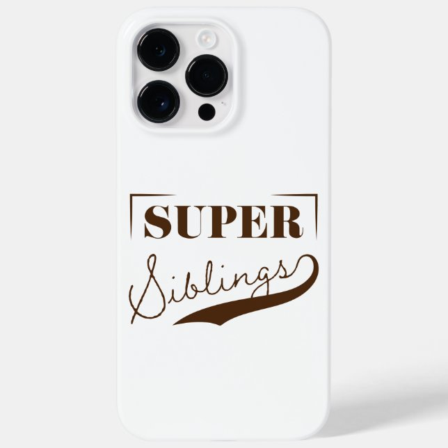 Super Sibling Case-Mate iPhone Hülle (Rückseite)