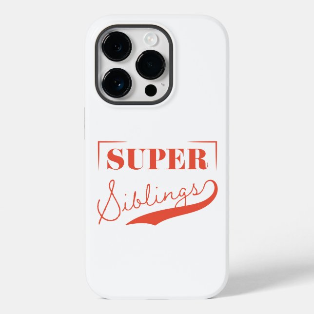 Super Sibling Case-Mate iPhone Hülle (Rückseite)