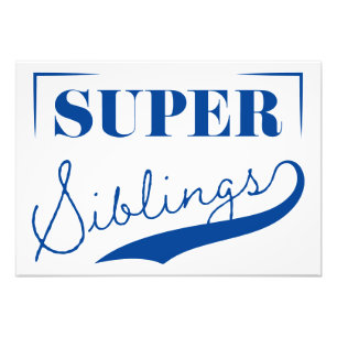 Super Sibling Fotodruck
