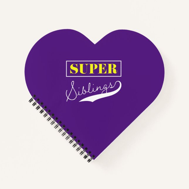 Super Sibling Notizbuch (Vorderseite)