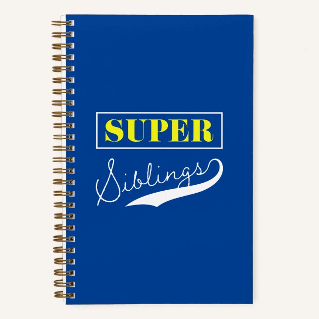 Super Sibling Notizbuch (Vorderseite)