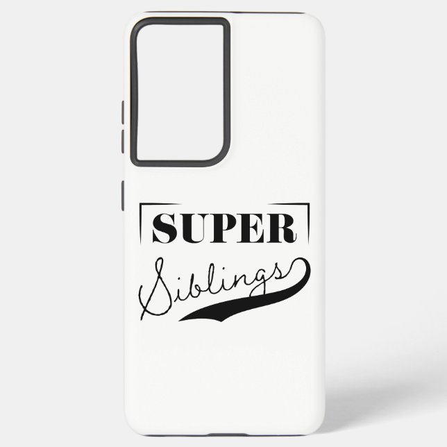 Super Sibling Samsung Galaxy Hülle (Rückseite)