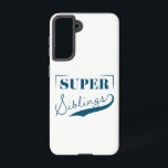 Super Sibling Samsung Galaxy Hülle<br><div class="desc">Super Sibling ist ein modernes Skriptdesign,  das den Mut und die Widerstandskraft von Geschwistern feiert. Dieses Design steht auch allen Familienmitgliedern zur Verfügung,  also vergewissern Sie sich,  dass Sie es im Karo haben!</div>