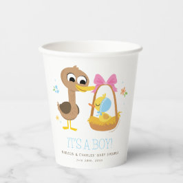 Super Simple | 5 Little Ducks Boy Baby Shower Pappbecher