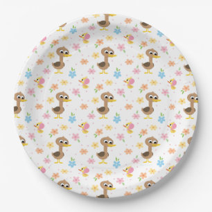 Super Simple   5 Little Ducks Girl Babydusche Pappteller